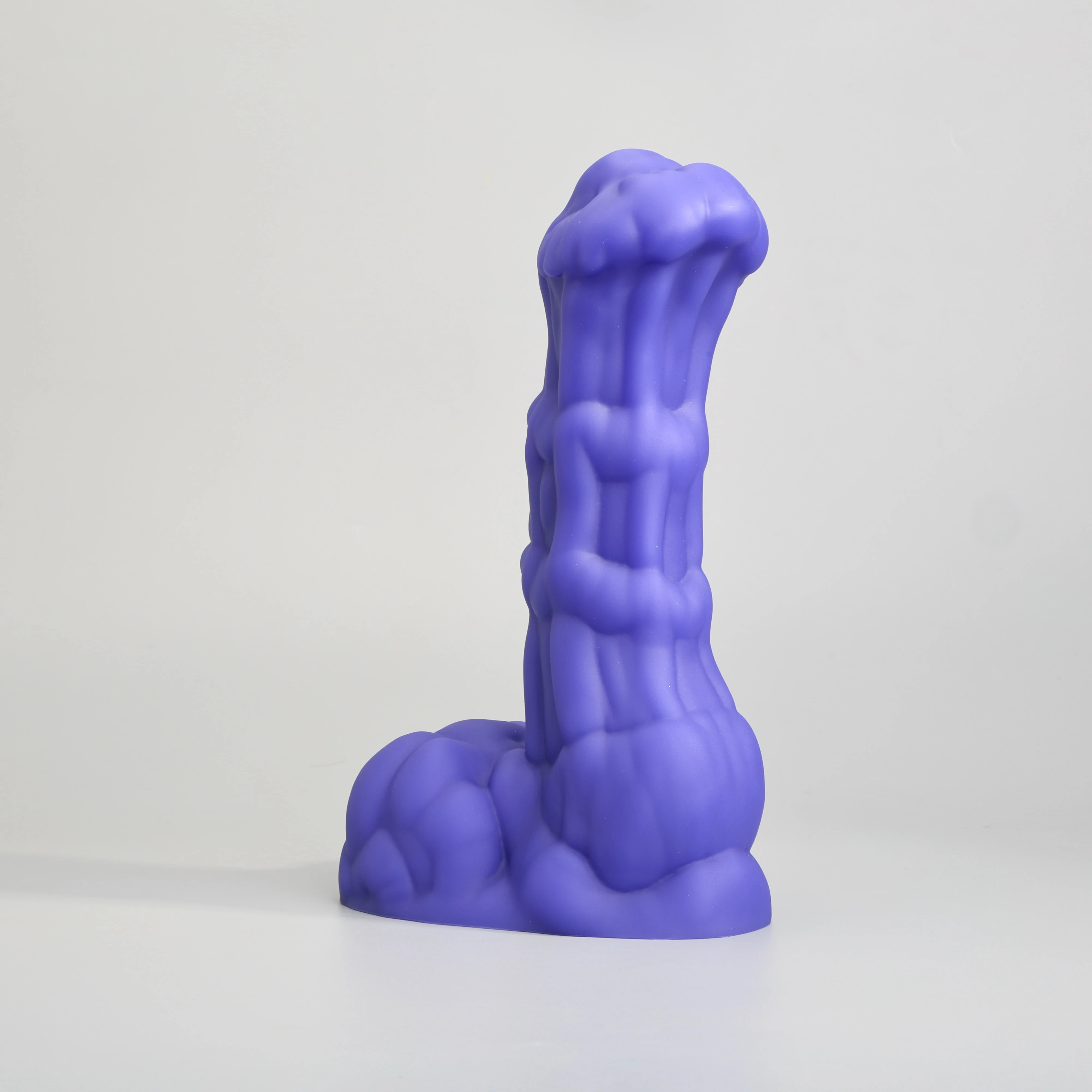 GreedyCluster PEGASUS equine fantasy silicone dildo, detailed product view