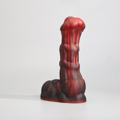 GreedyCluster PEGASUS equine fantasy silicone dildo, detailed product view