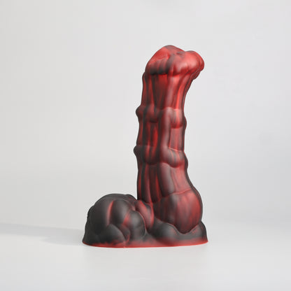 GreedyCluster PEGASUS equine fantasy silicone dildo, detailed product view