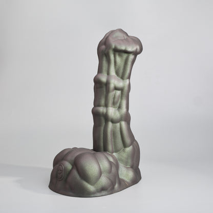 GreedyCluster PEGASUS equine fantasy silicone dildo, detailed product view