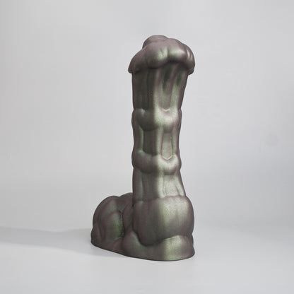 GreedyCluster PEGASUS equine fantasy silicone dildo, detailed product view