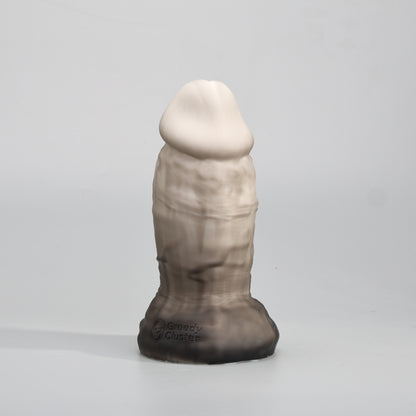 GreedyCluster PHAT DILDO thick silicone training dildo, Dirty realistic-feel design
