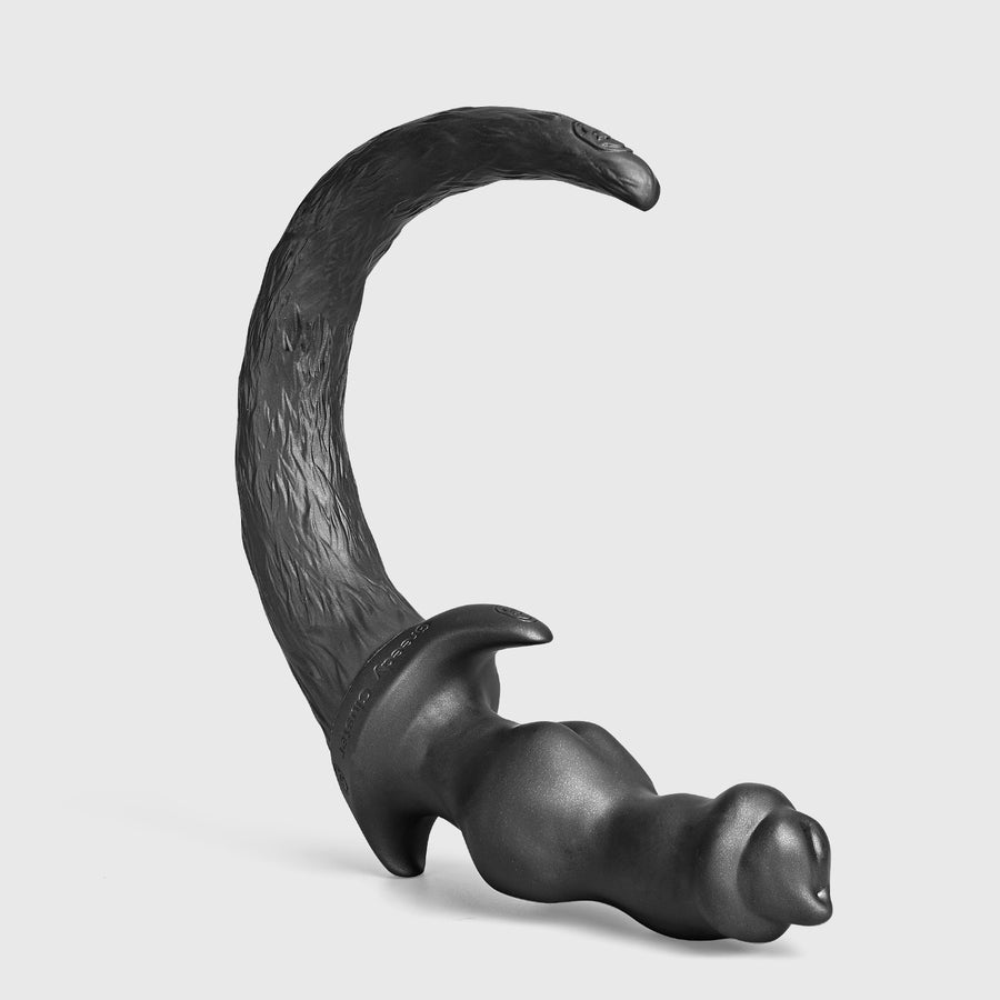 GreedyCluster PUP WOOF TAIL PLUG silicone anal plug with sculpted pup tail