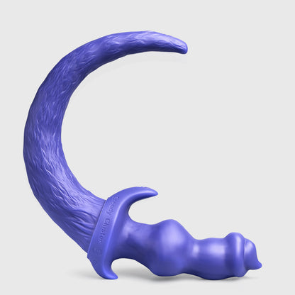 GreedyCluster PUP WOOF TAIL PLUG silicone anal plug with sculpted pup tail