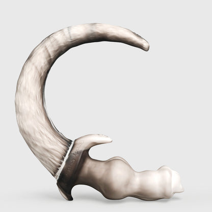GreedyCluster PUP WOOF TAIL PLUG silicone anal plug with sculpted pup tail