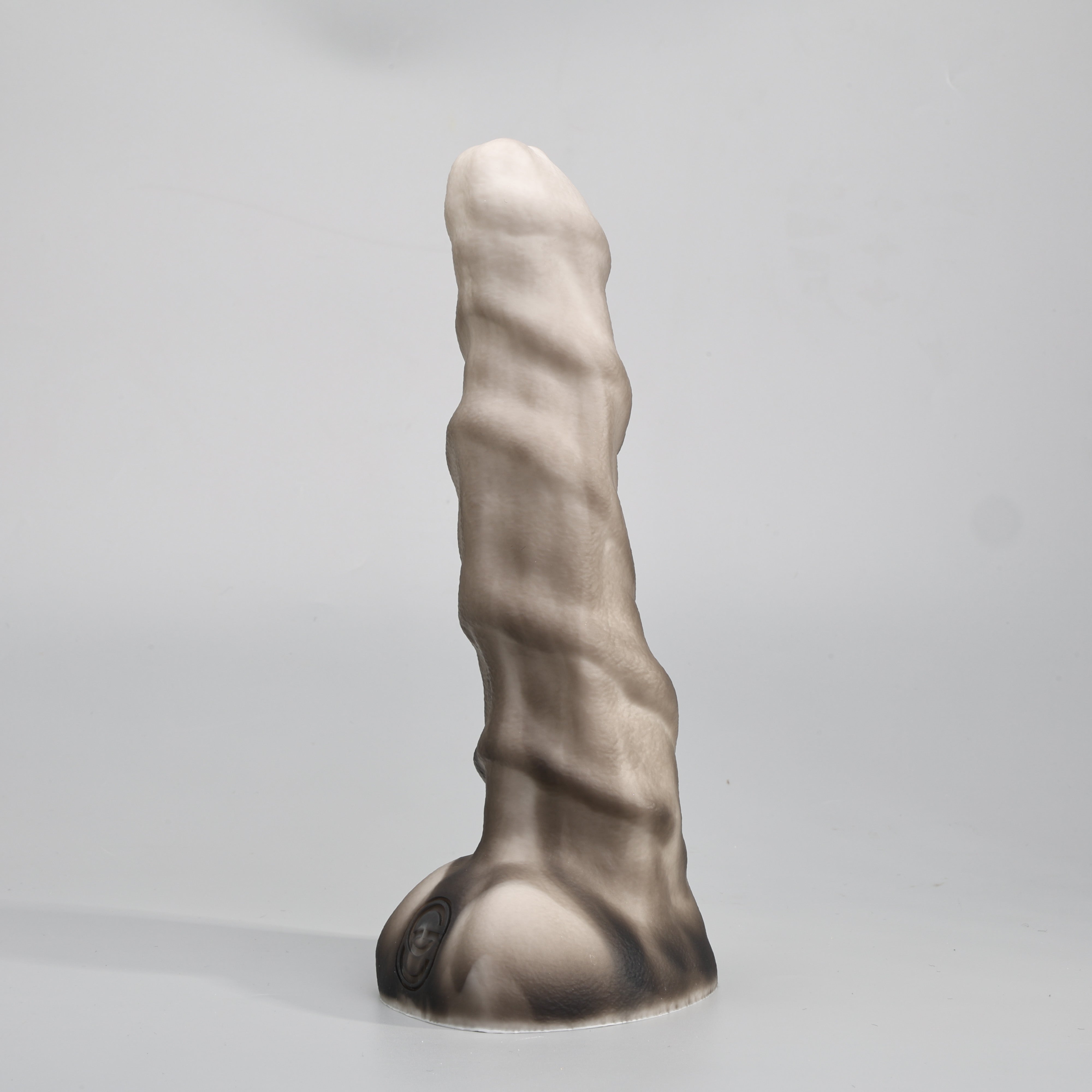 GreedyCluster RAM DILDO huge ridged alien silicone dildo, Dirty textured shaft