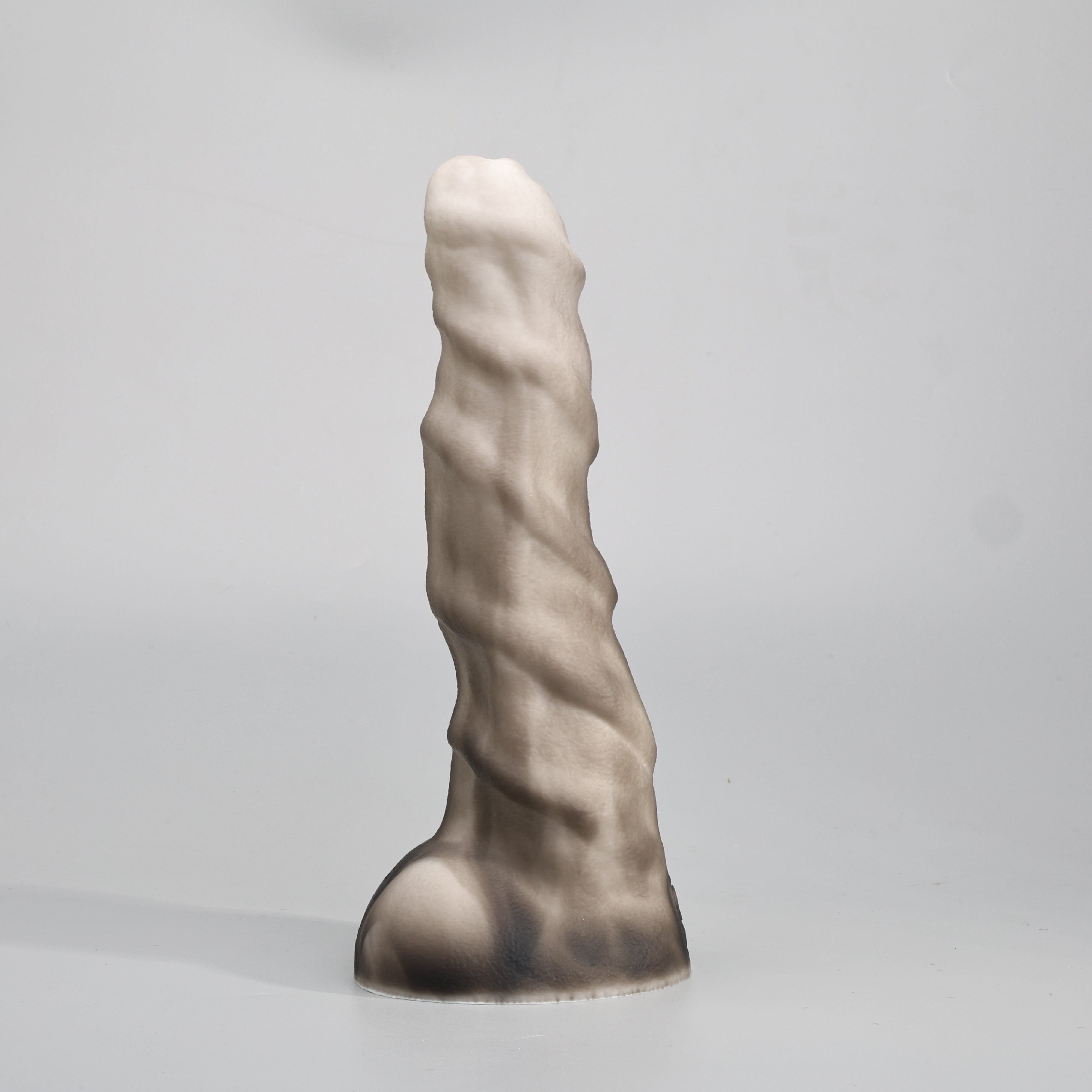 GreedyCluster RAM DILDO huge ridged alien silicone dildo, Dirty textured shaft