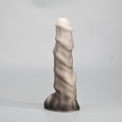 GreedyCluster RAM DILDO huge ridged alien silicone dildo, Dirty textured shaft