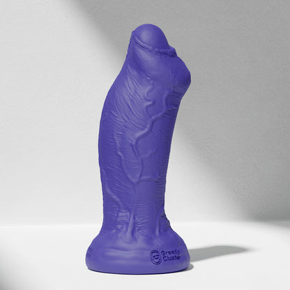 GreedyCluster RAPPER DILDO realistic platinum silicone dildo in Azure