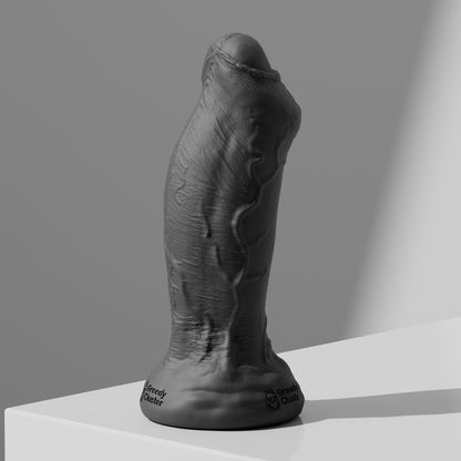 GreedyCluster RAPPER DILDO realistic platinum silicone dildo with detailed texture
