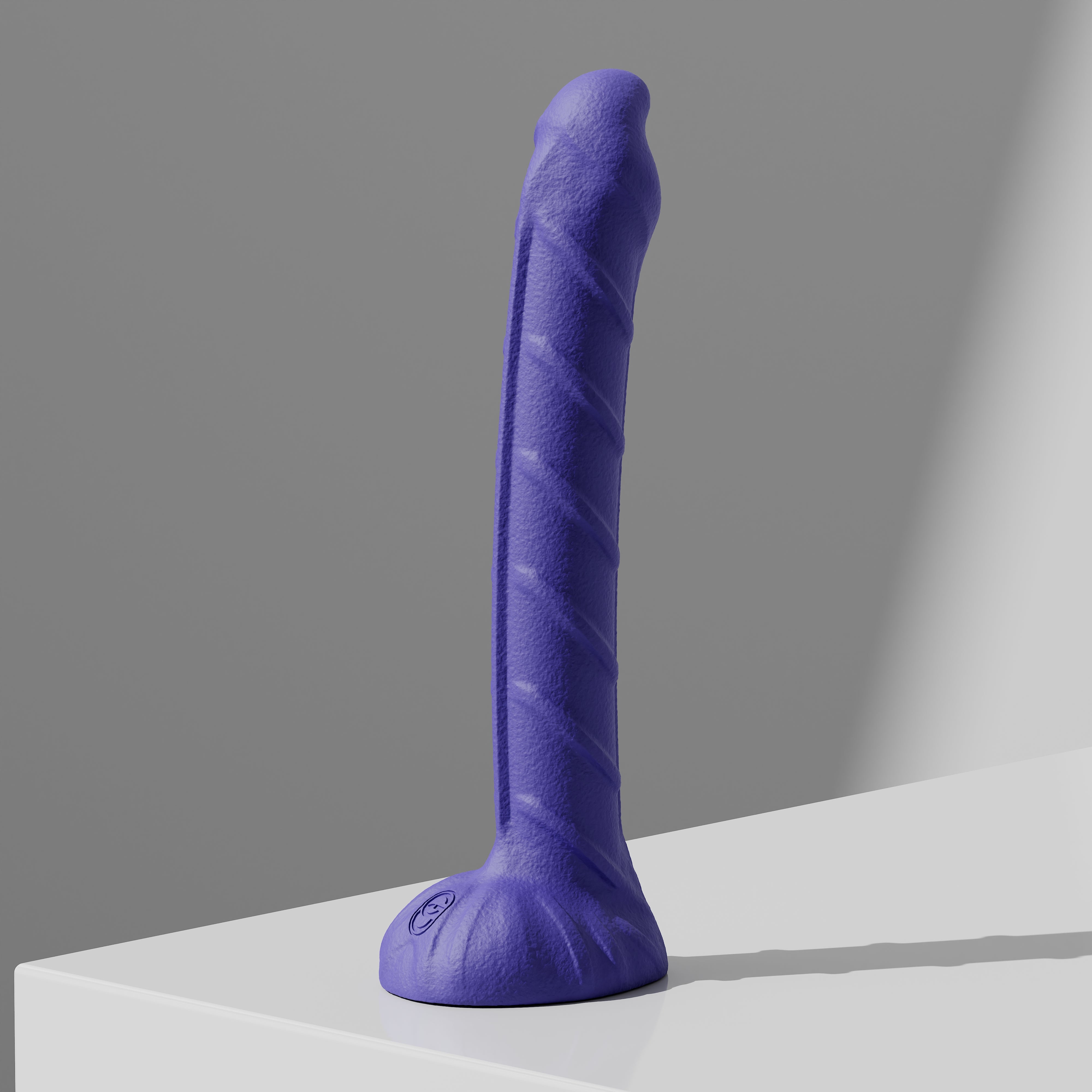 GreedyCluster REBAR DILDO curved steel-wand silicone dildo, product detail