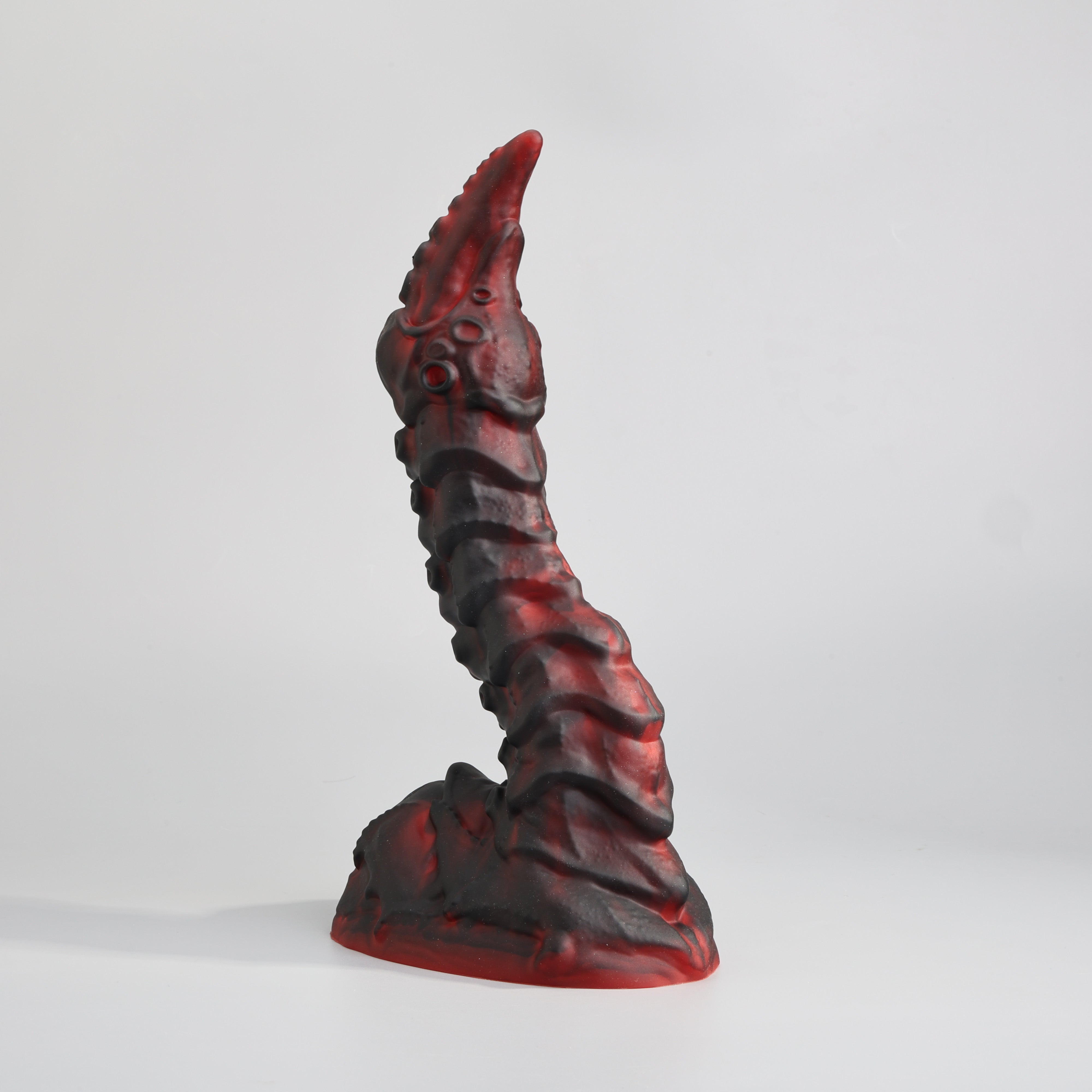 GreedyCluster STINGER scorpion tail fantasy silicone dildo, biomechanical detail