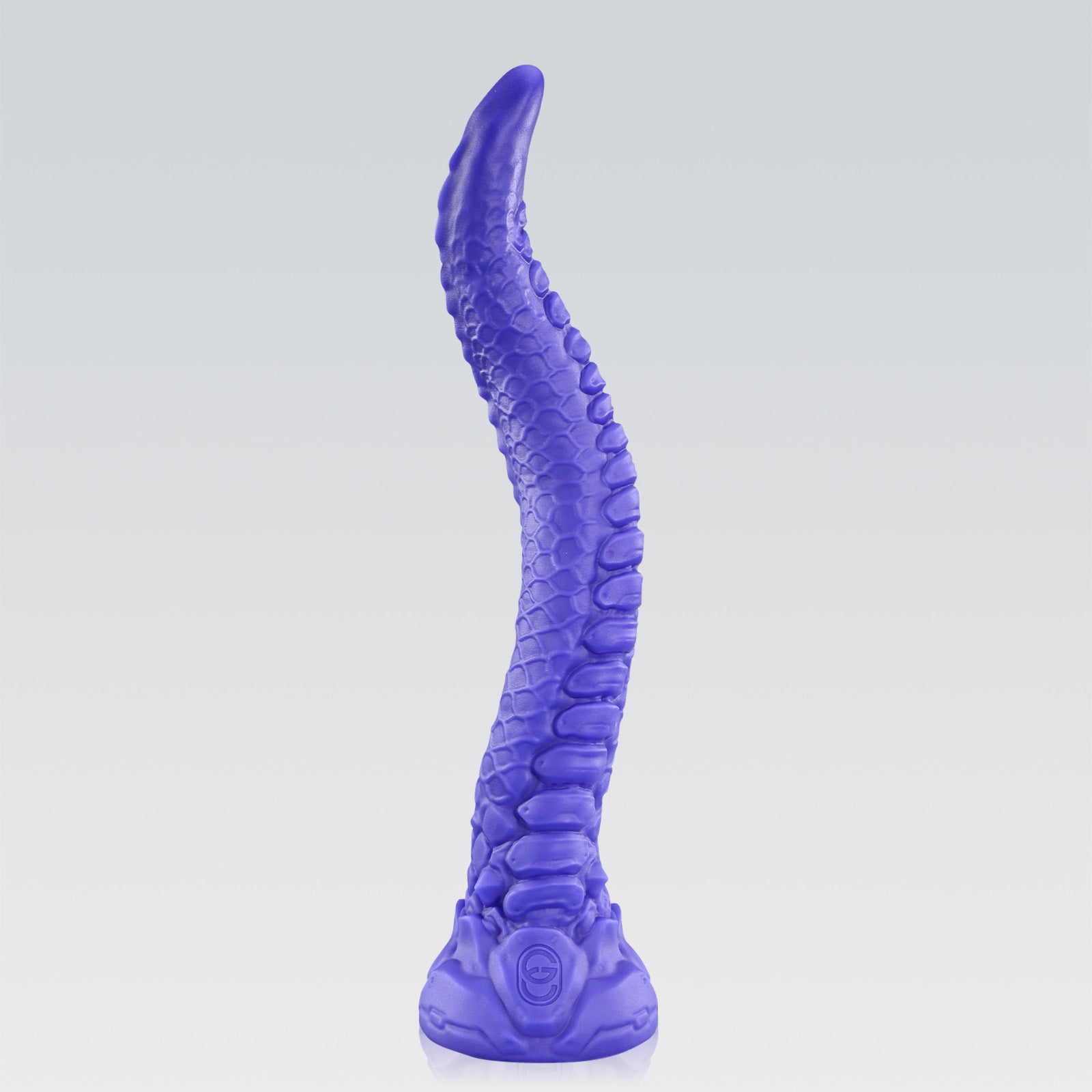 GreedyCluster SYREX dragon-tail silicone dildo, Azure long textured fantasy design