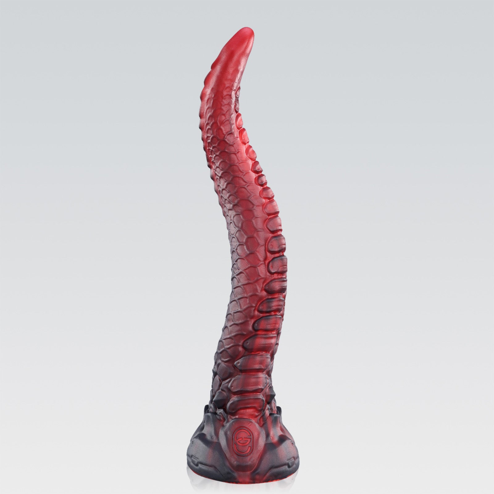 GreedyCluster SYREX dragon-tail silicone dildo, Lava long textured fantasy design