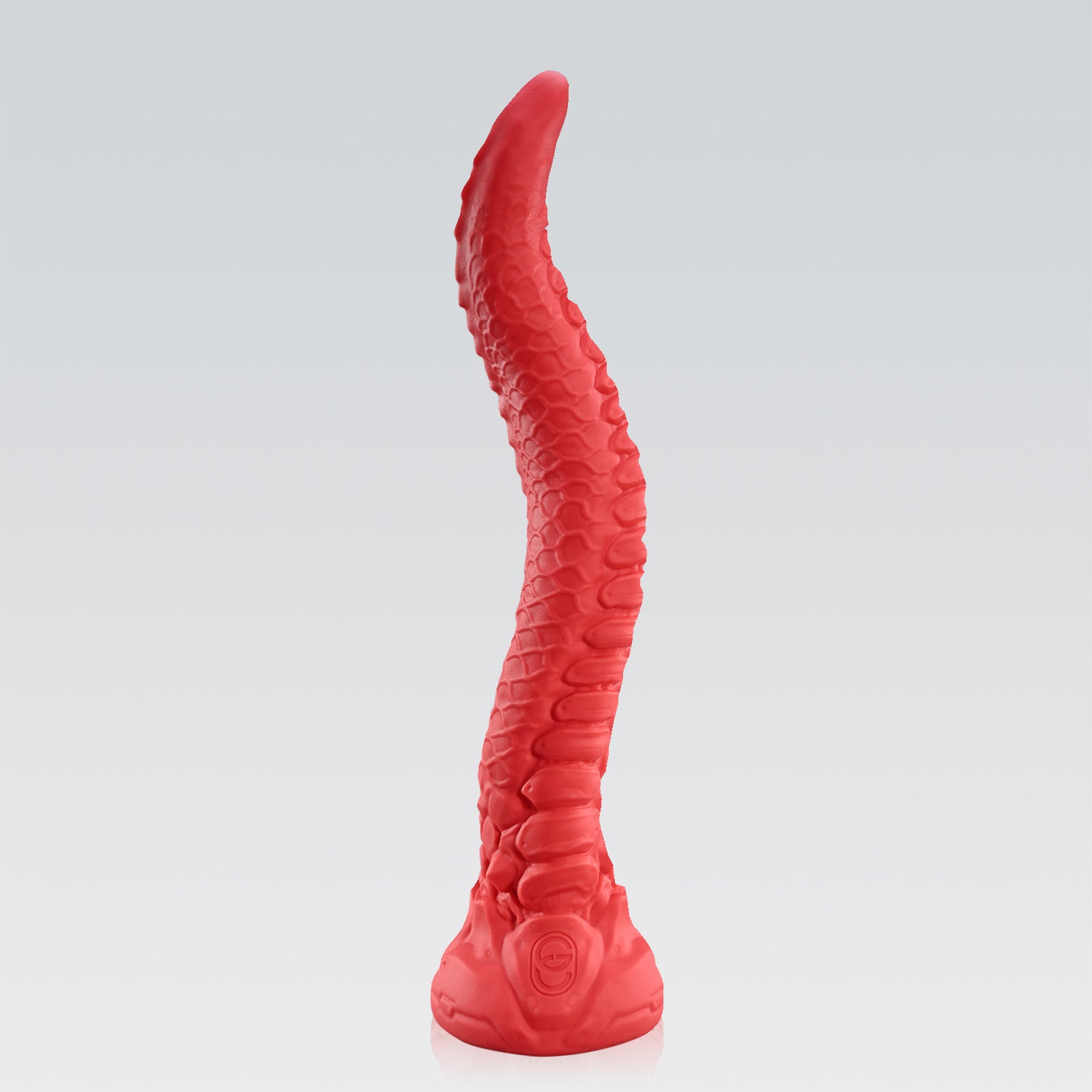 GreedyCluster SYREX dragon-tail silicone dildo, Scarlett long textured fantasy design