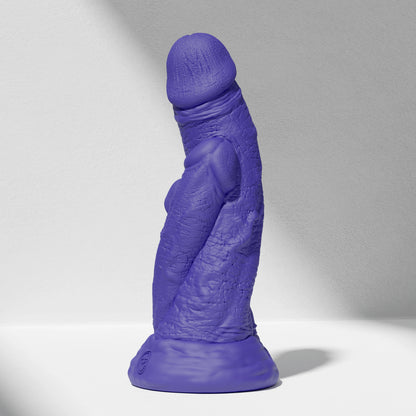 GreedyCluster TRIPLE DRAGON DILDO thick fantasy silicone dildo in Azure