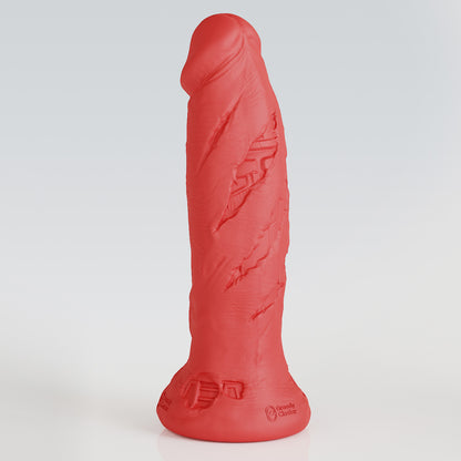 GreedyCluster WOLVERINE DILDO cybernetic realistic silicone dildo, textured product detail