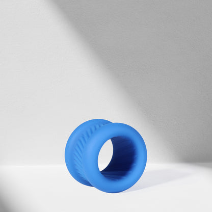 GreedyCluster O-RING 01 platinum silicone cock ring set with flexible ring design