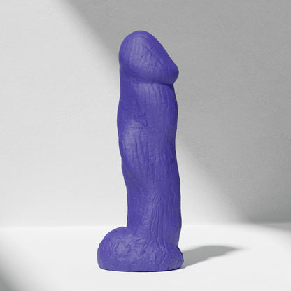 GreedyCluster HADES textured knot silicone dildo in Azure